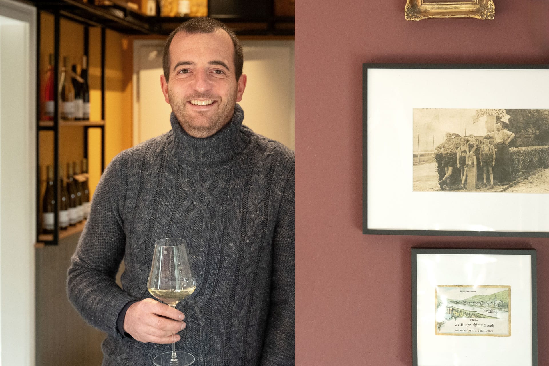 Einer der Gastgeber vom Weingut Heinrichshof Einer der Gastgeber vom Weingut Heinrichshof